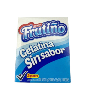 Gelatina sin sabor FRUTIÑO caja x2 sobres