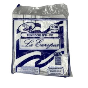 Tenedor GRANDE paquete x100U
