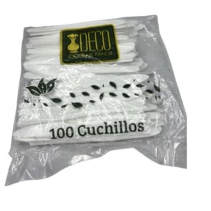 Cuchillo desechable paquete x100U