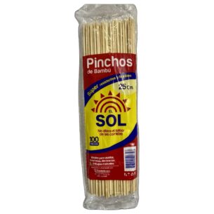 Pinchos de bambú SOL x 100 U