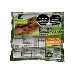 Chorizo santarrosano COLANTA x 8 U