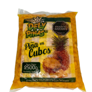 Piña en cubos x2500g