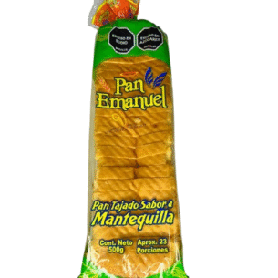 Pan tajado mantequilla EMANUEL x500gr