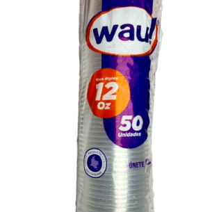 Vasos plasticos 12 Oz WAU
