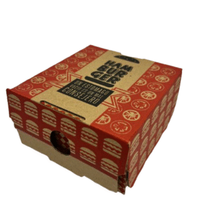 Caja para hamburguesa x1U