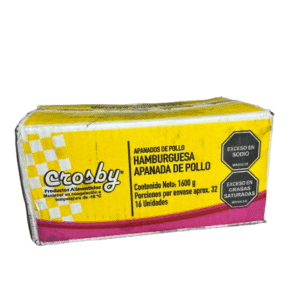 Hamburguesa de pollo CROSBY x16 U